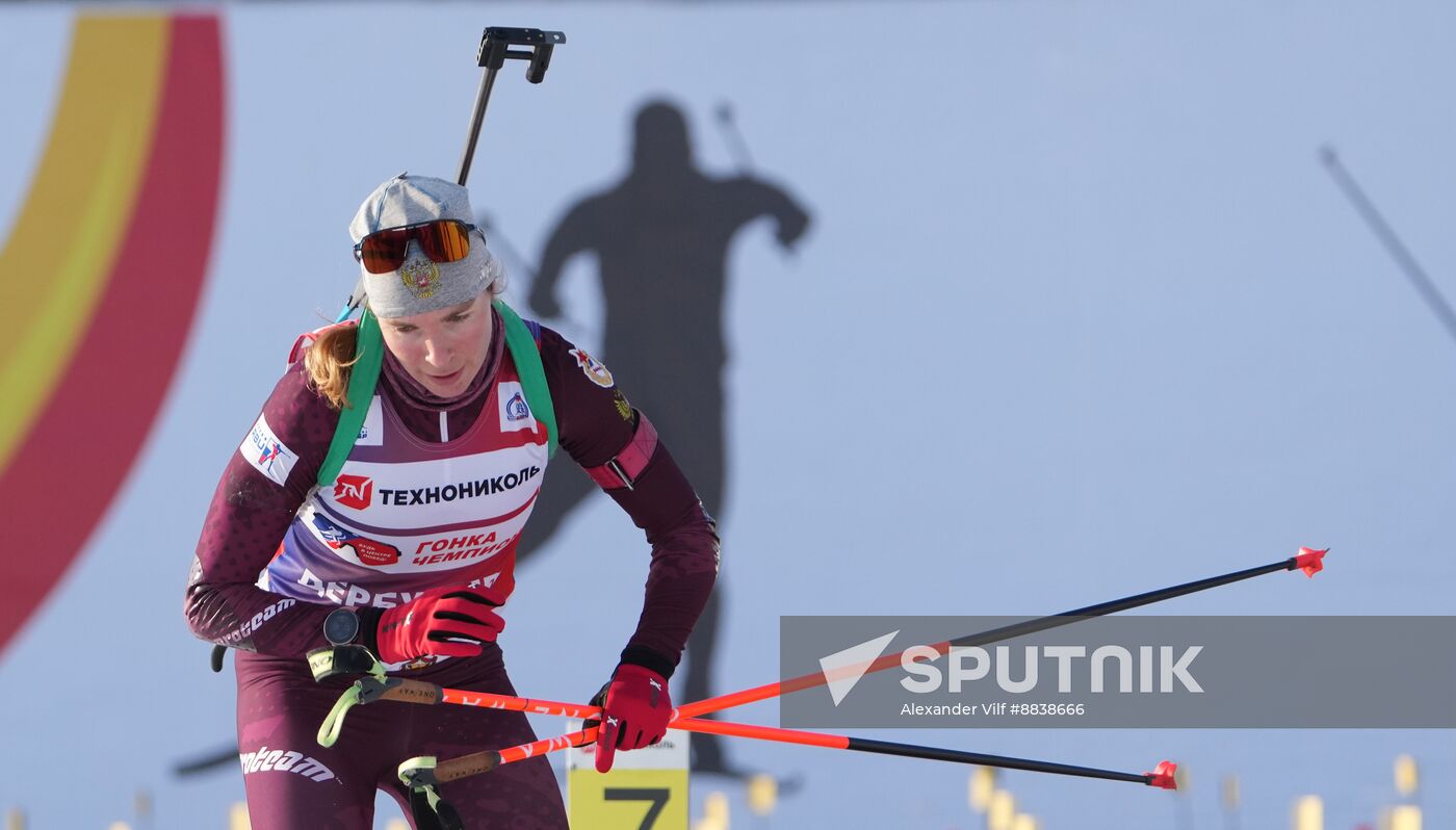 Russia Skiing Champions Race