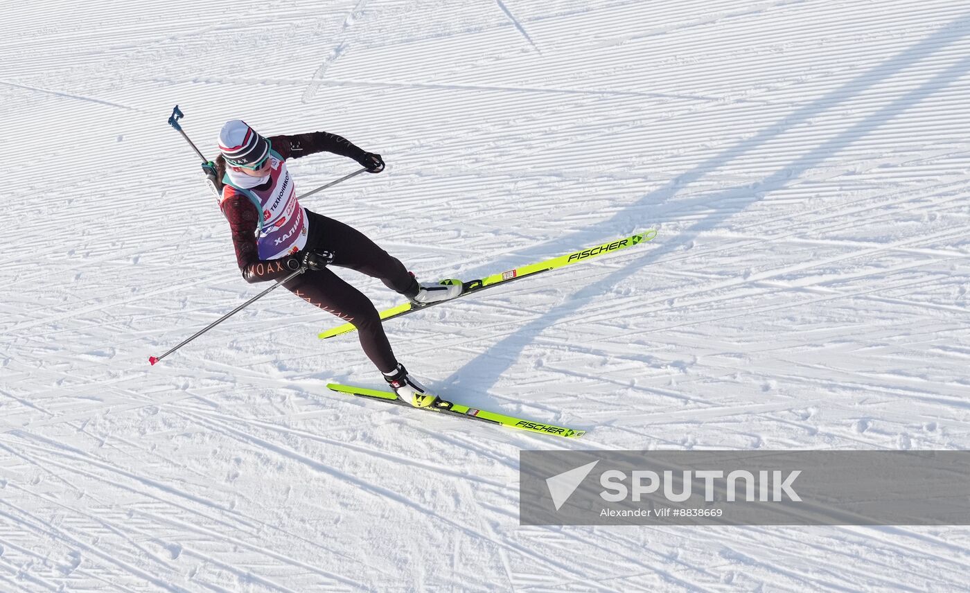 Russia Skiing Champions Race