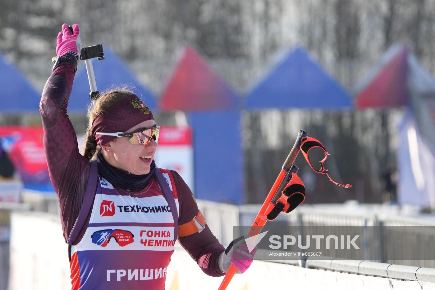 Russia Skiing Champions Race