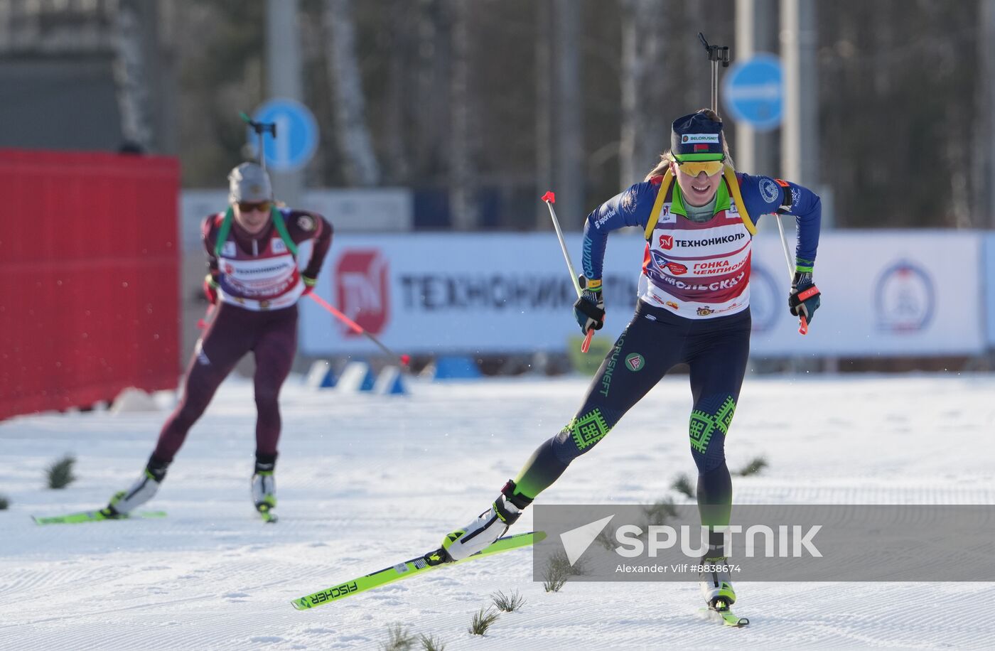 Russia Skiing Champions Race