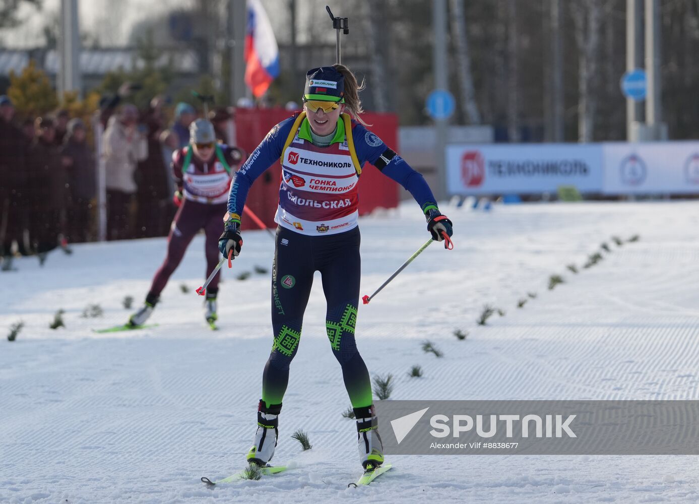 Russia Skiing Champions Race