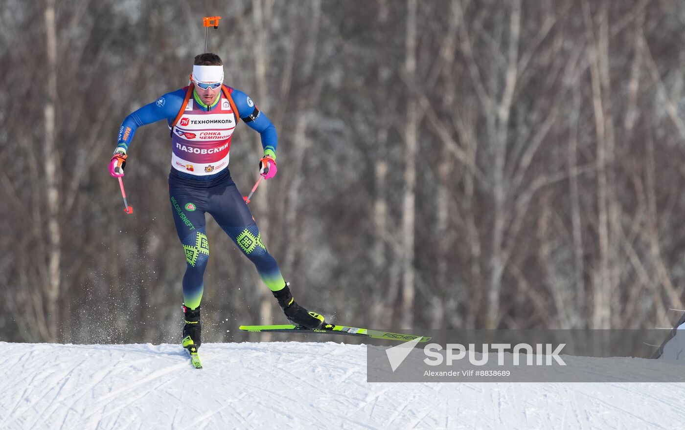 Russia Skiing Champions Race