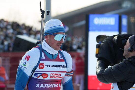 Russia Skiing Champions Race