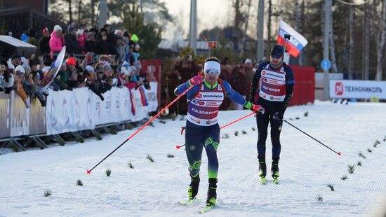 Russia Skiing Champions Race