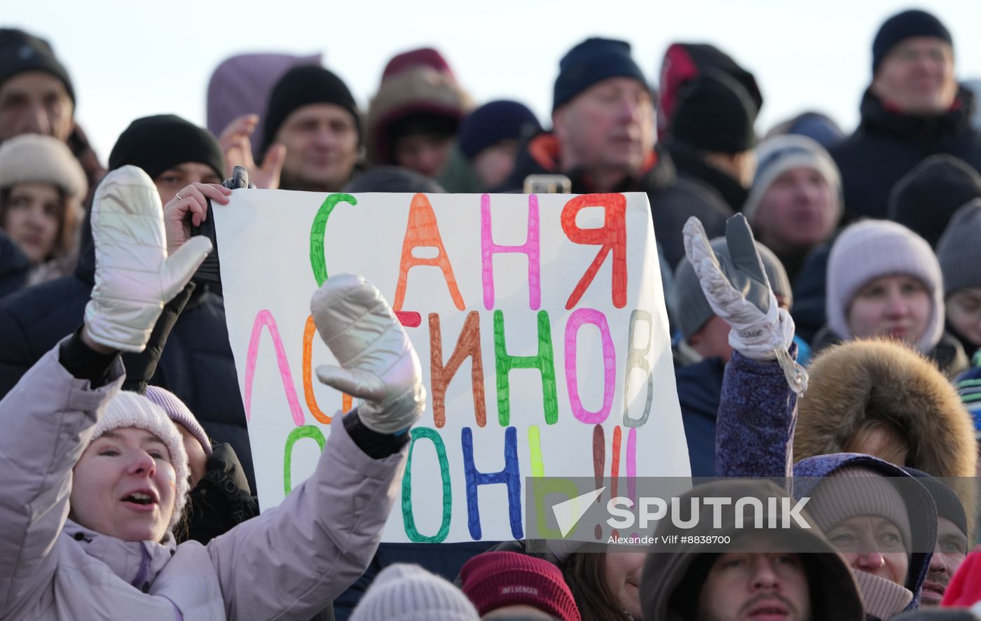 Russia Skiing Champions Race