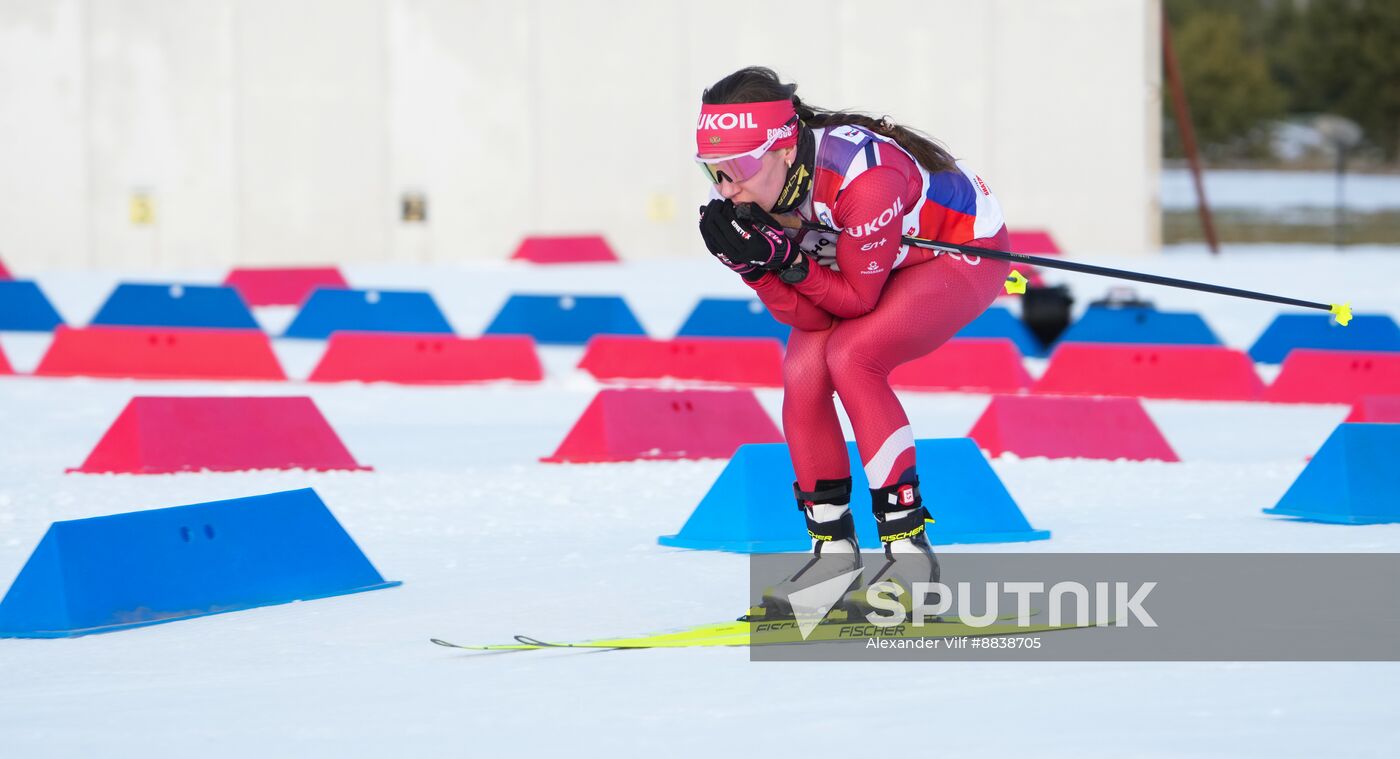 Russia Skiing Champions Race