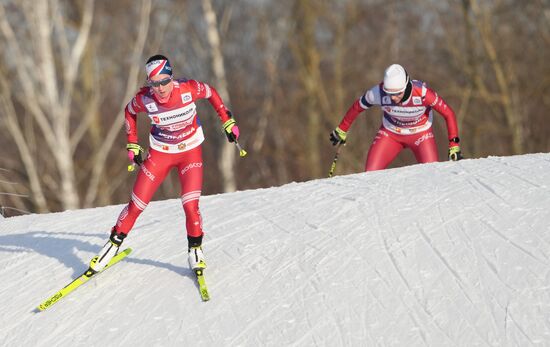 Russia Skiing Champions Race