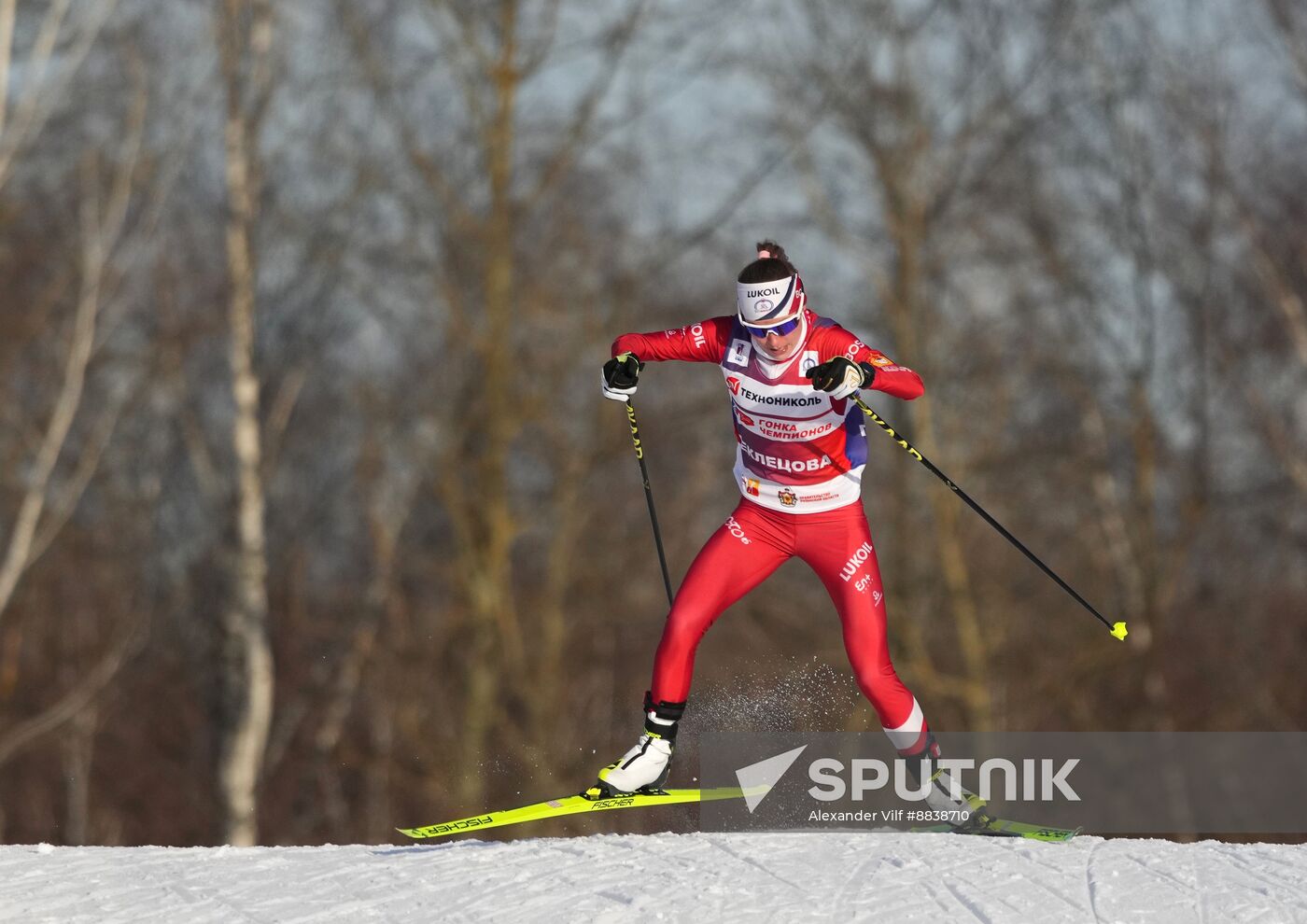 Russia Skiing Champions Race