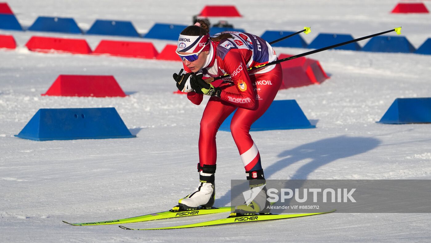 Russia Skiing Champions Race