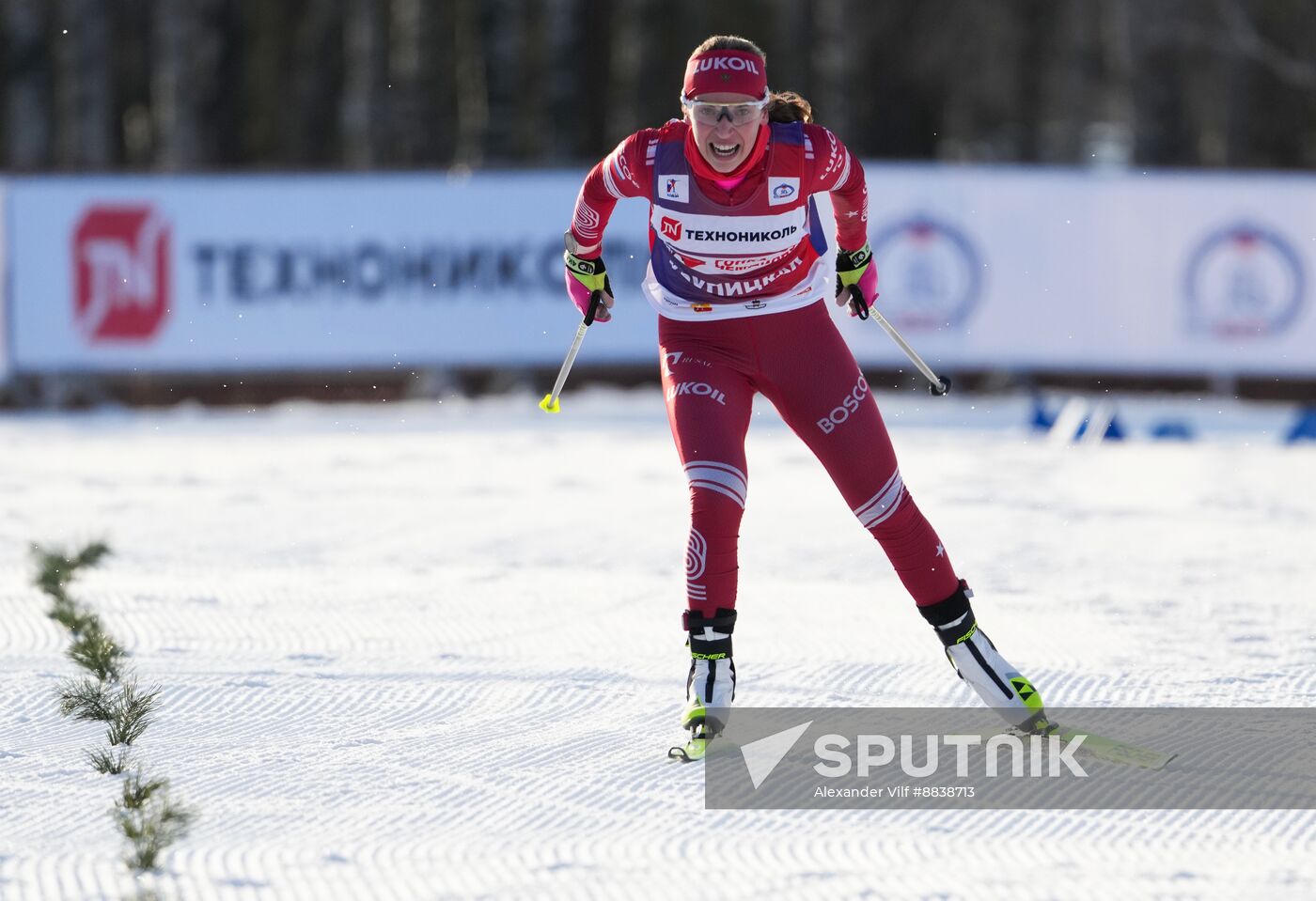 Russia Skiing Champions Race