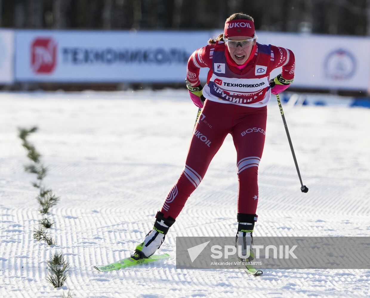 Russia Skiing Champions Race