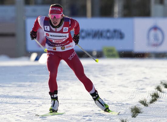 Russia Skiing Champions Race