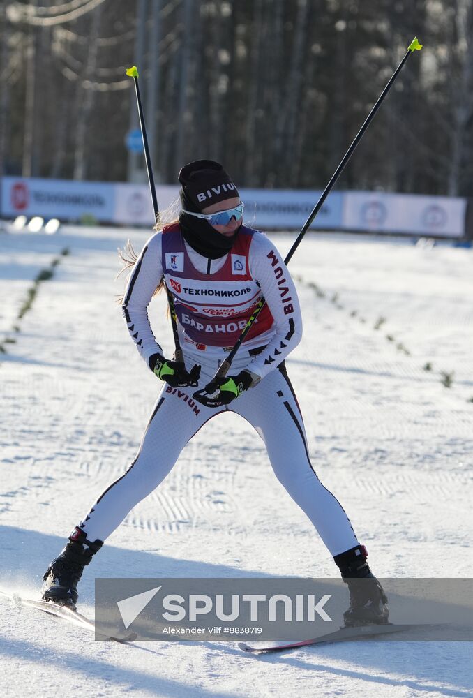 Russia Skiing Champions Race