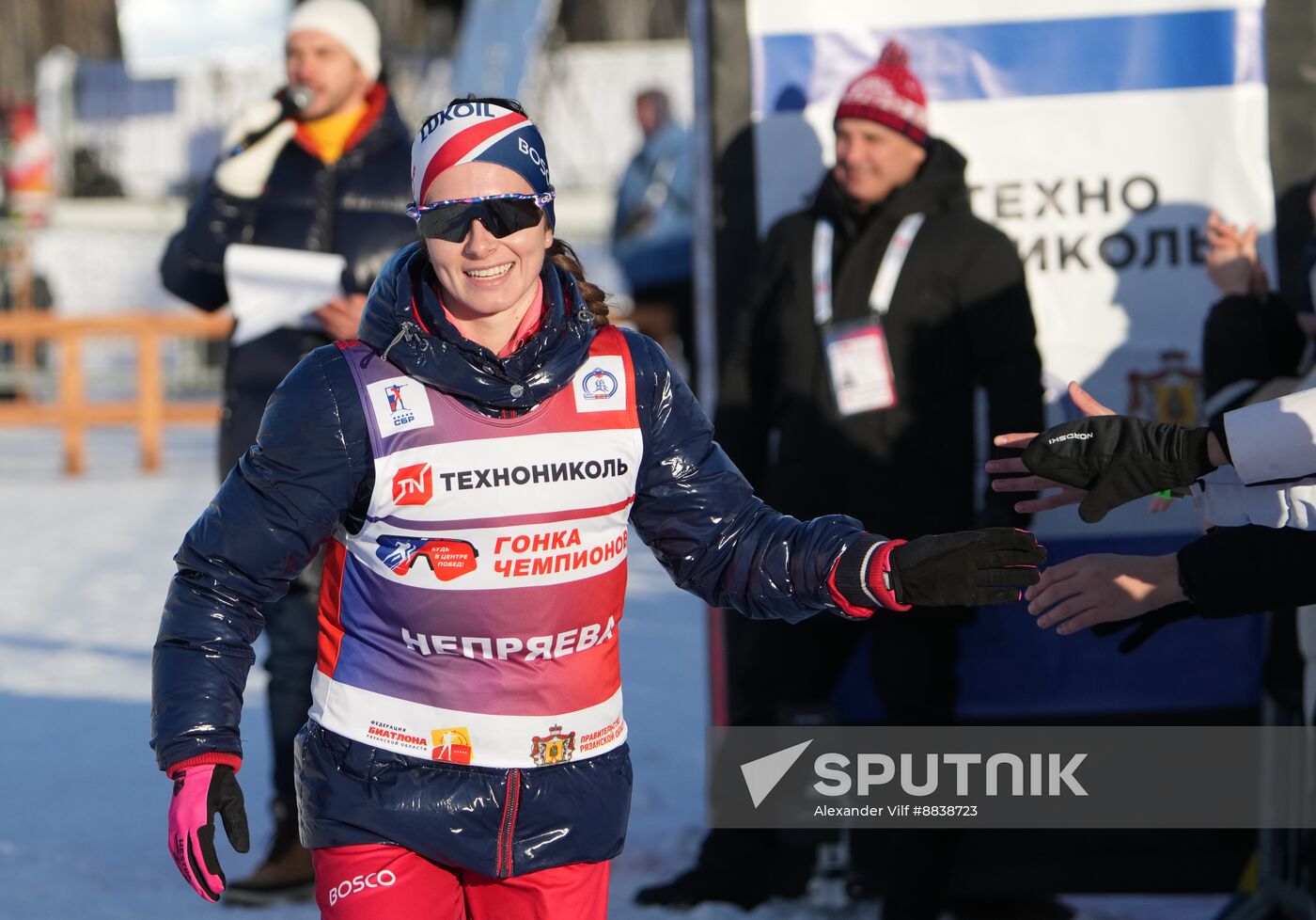 Russia Skiing Champions Race