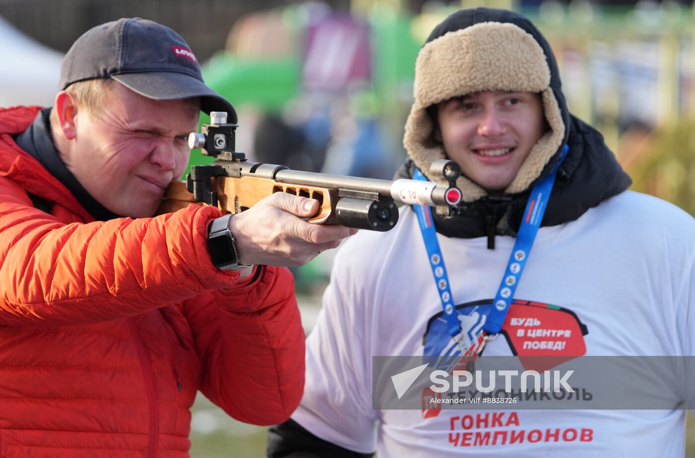 Russia Skiing Champions Race