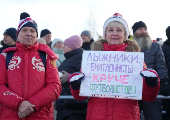Russia Skiing Champions Race