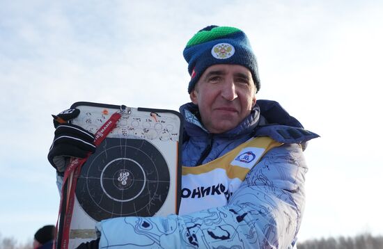 Russia Skiing Champions Race