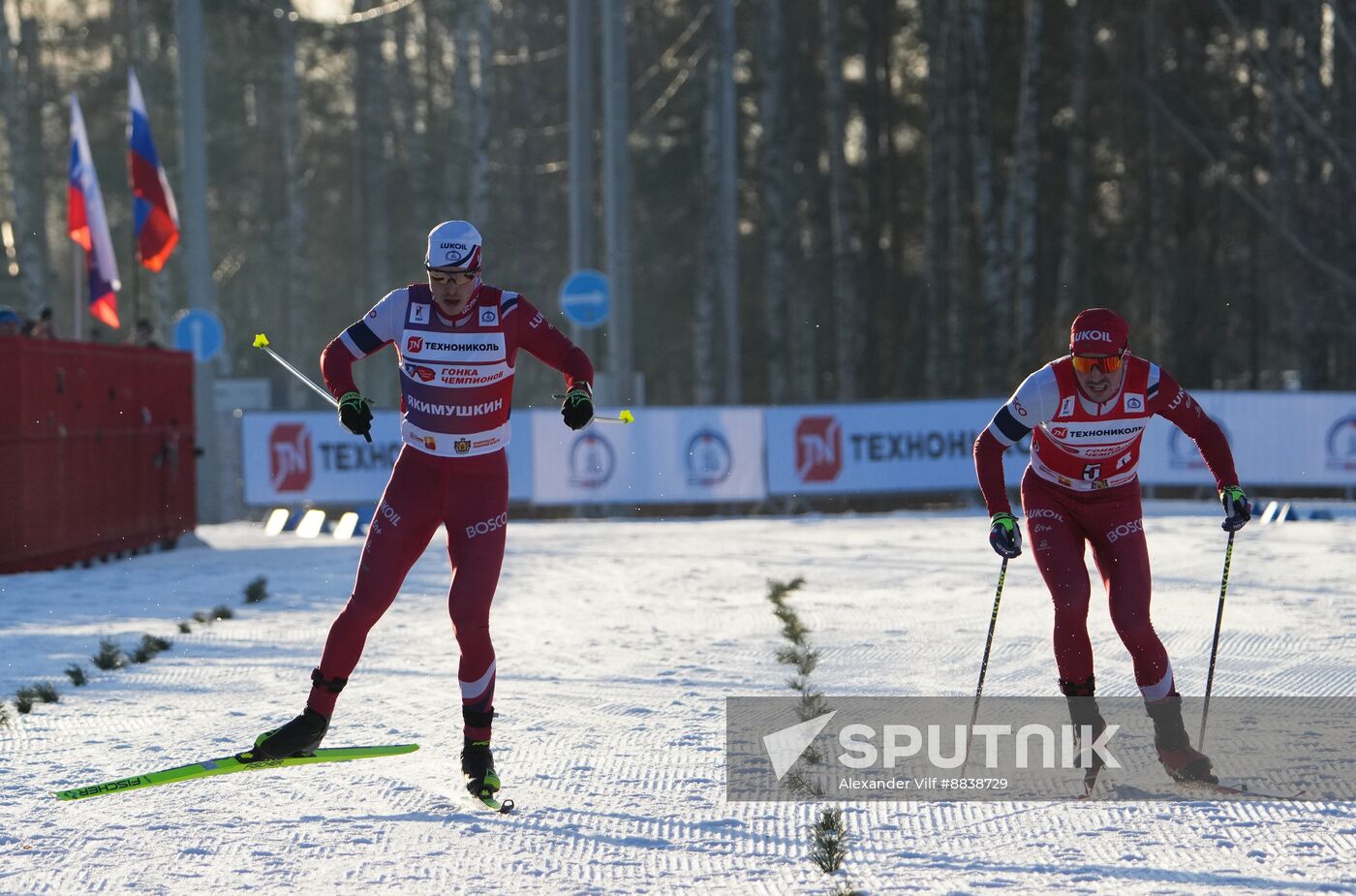 Russia Skiing Champions Race