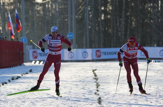 Russia Skiing Champions Race