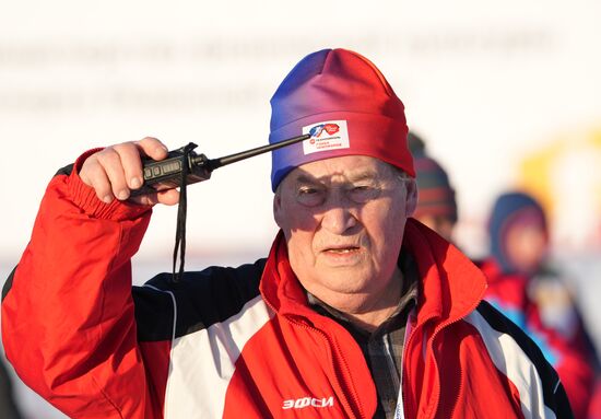 Russia Skiing Champions Race