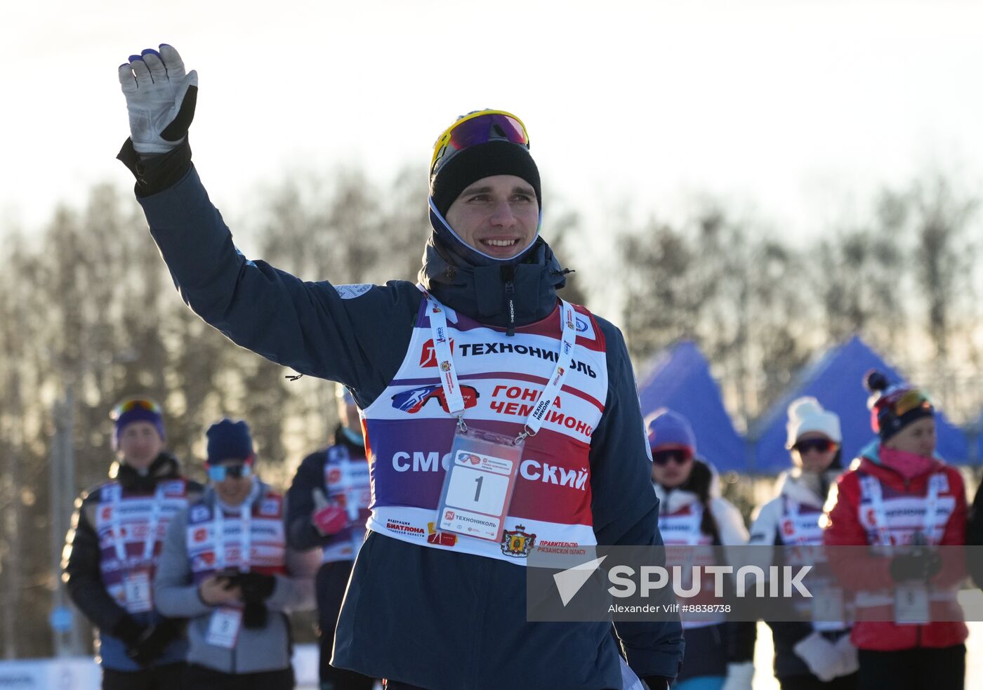 Russia Skiing Champions Race