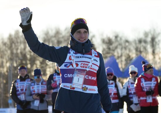 Russia Skiing Champions Race