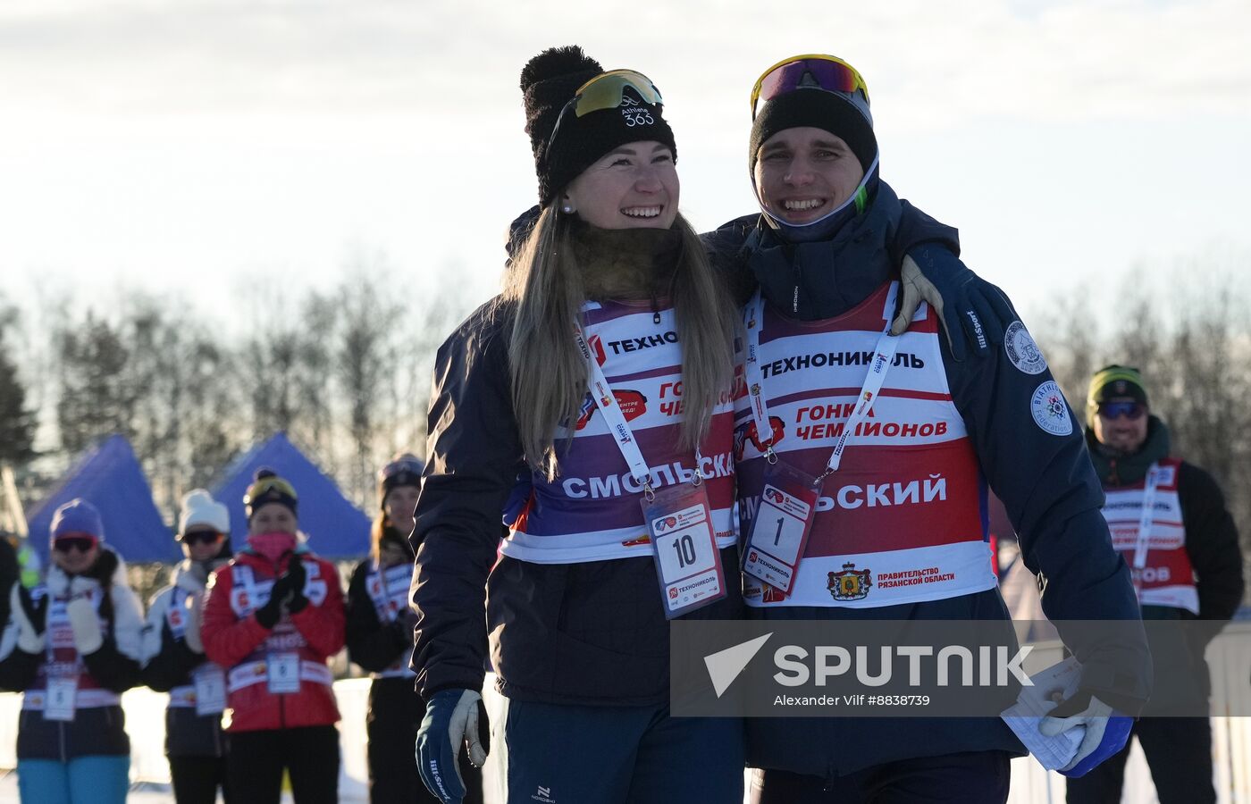 Russia Skiing Champions Race