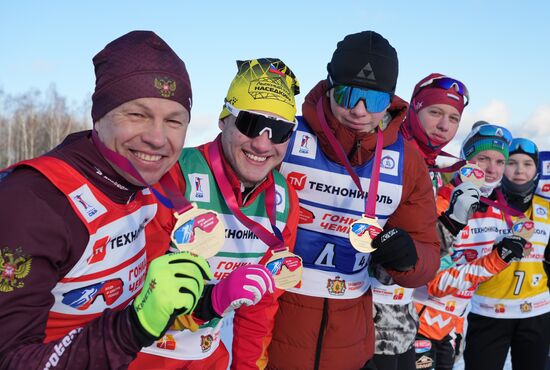 Russia Skiing Champions Race