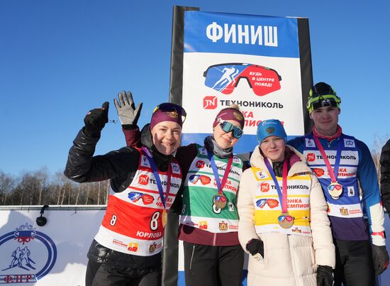 Russia Skiing Champions Race