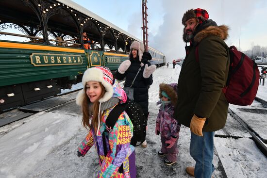 Russia New Year Season Tourism