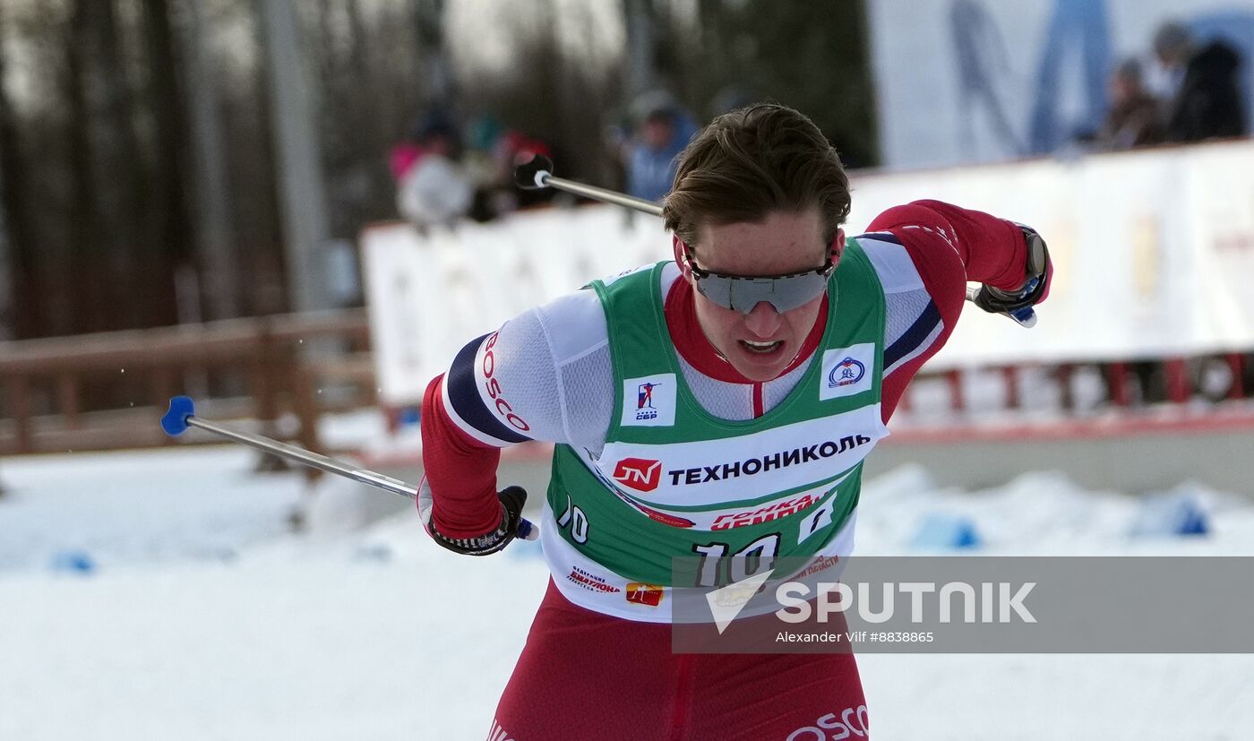 Russia Skiing Champions Race