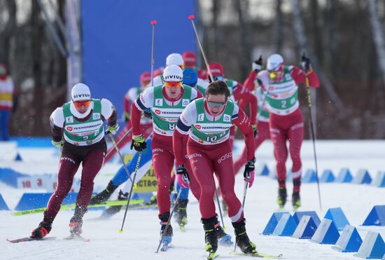 Russia Skiing Champions Race