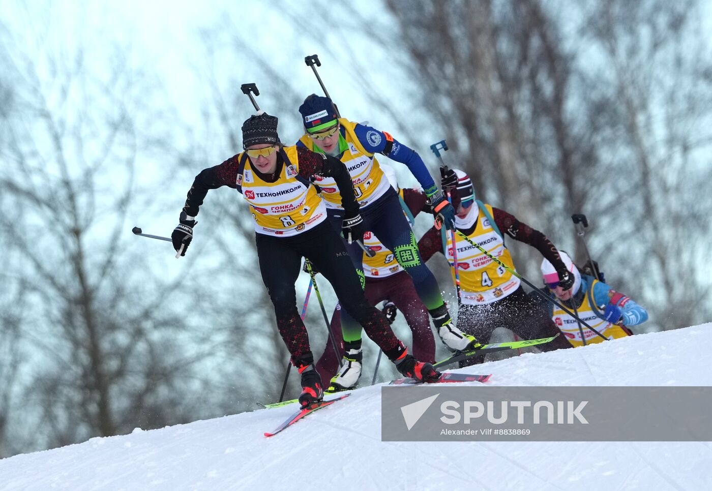 Russia Skiing Champions Race