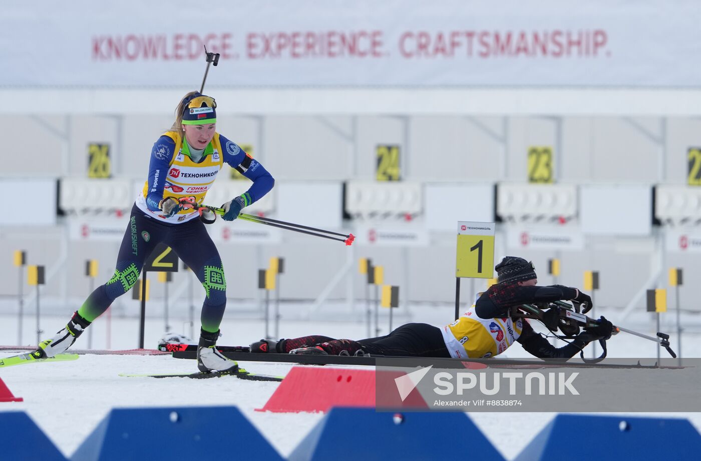 Russia Skiing Champions Race