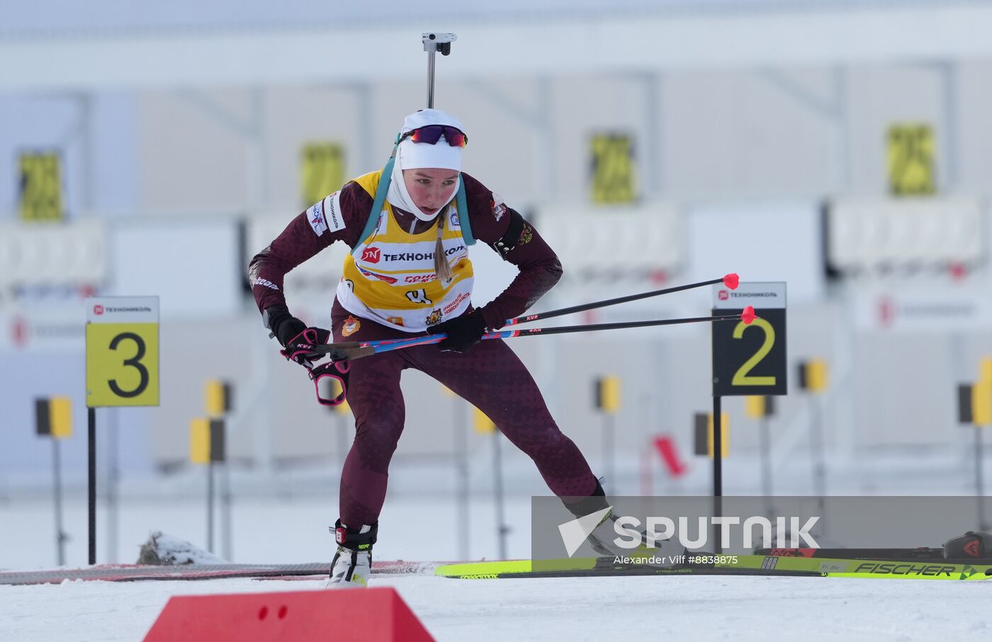 Russia Skiing Champions Race