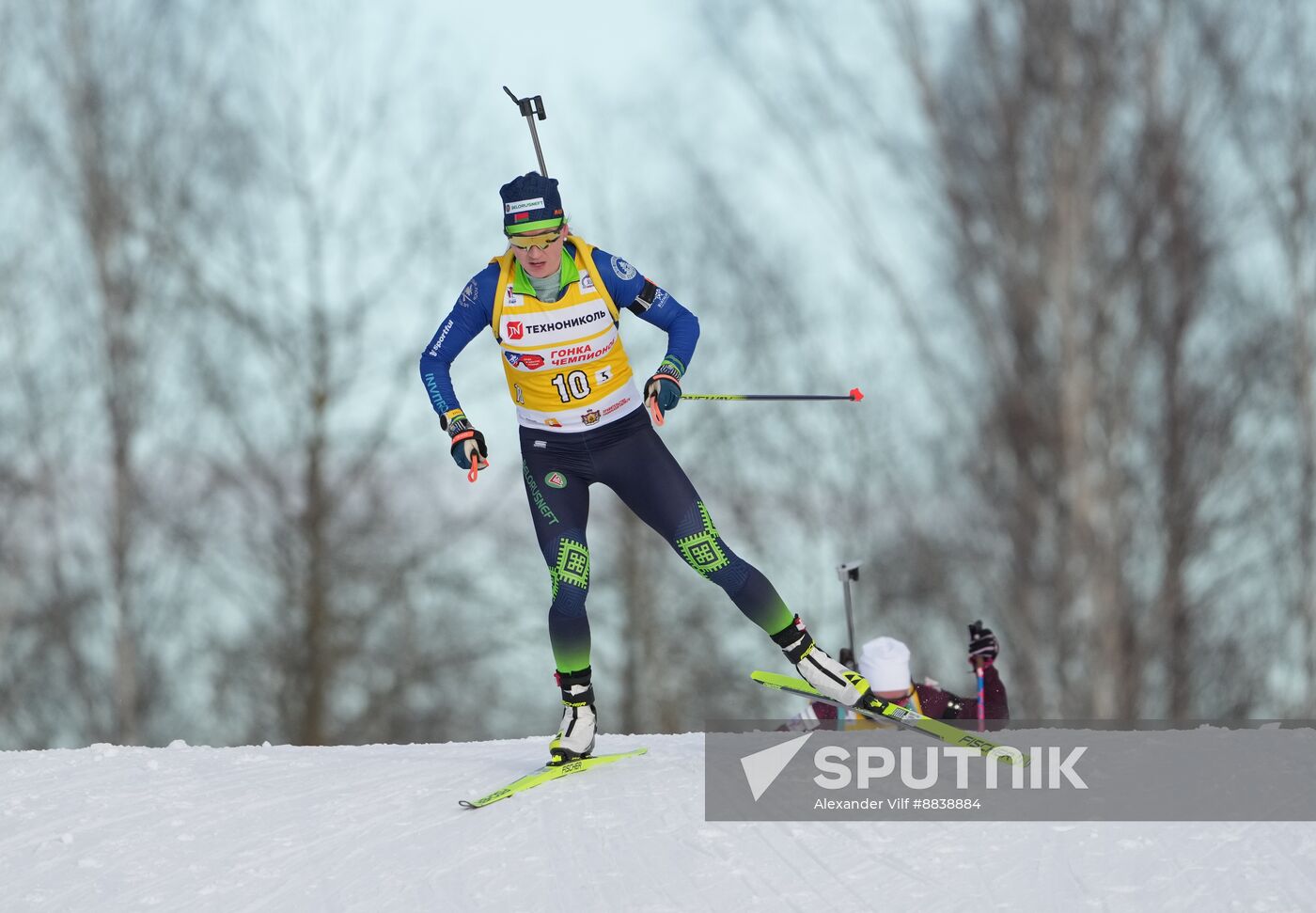 Russia Skiing Champions Race