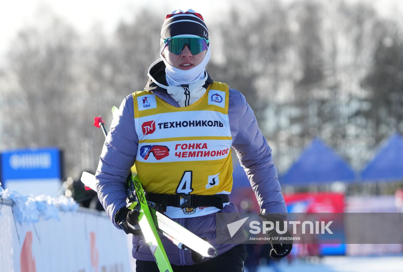 Russia Skiing Champions Race