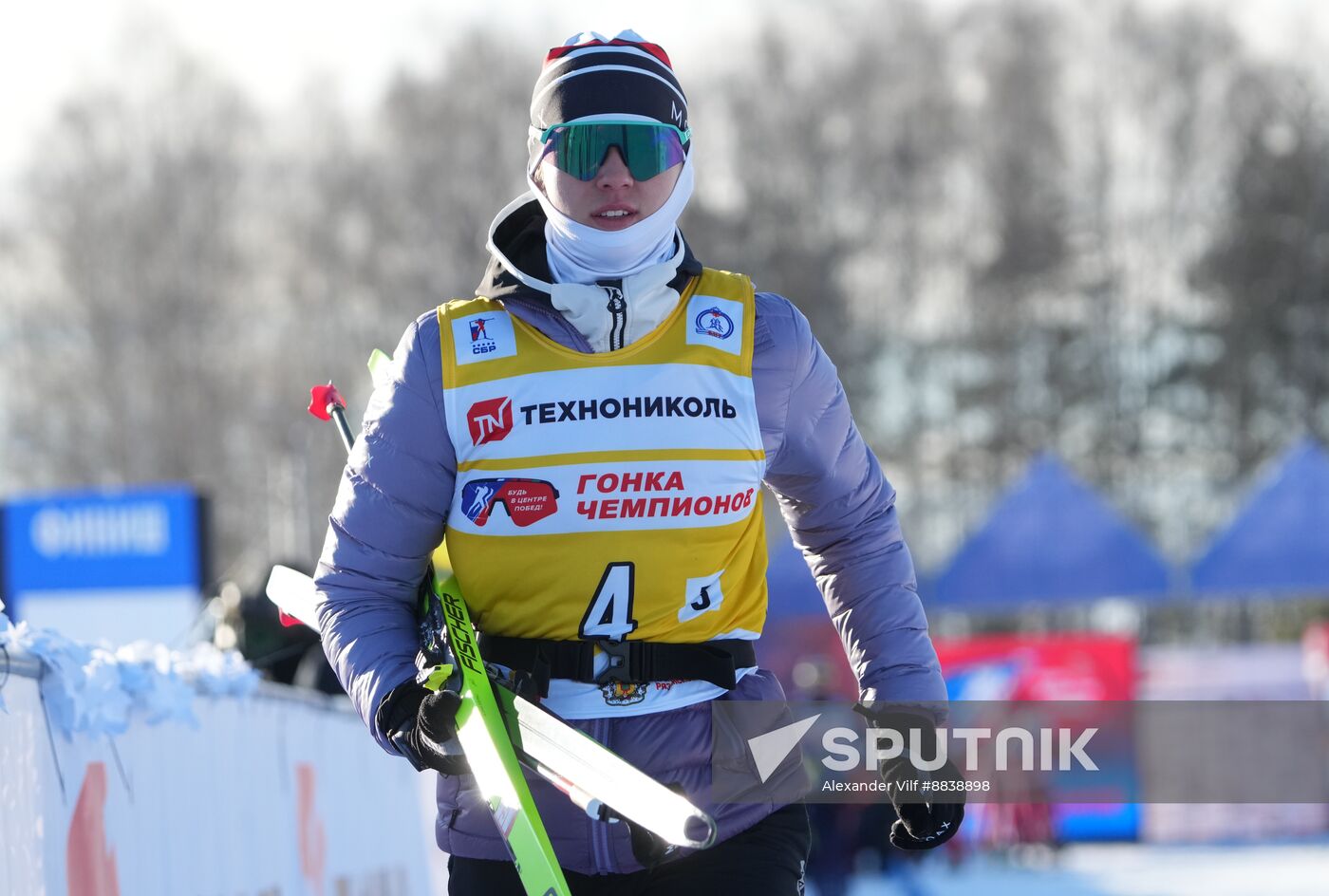 Russia Skiing Champions Race