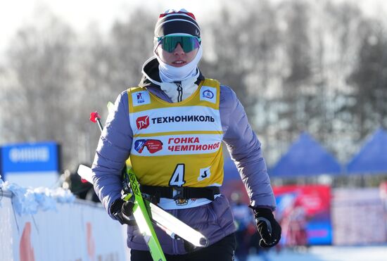 Russia Skiing Champions Race