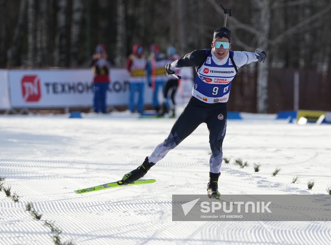 Russia Skiing Champions Race