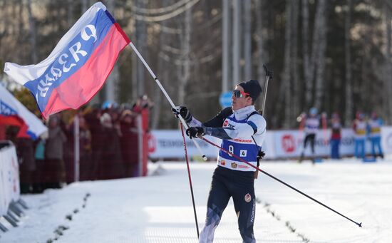 Russia Skiing Champions Race