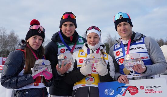 Russia Skiing Champions Race