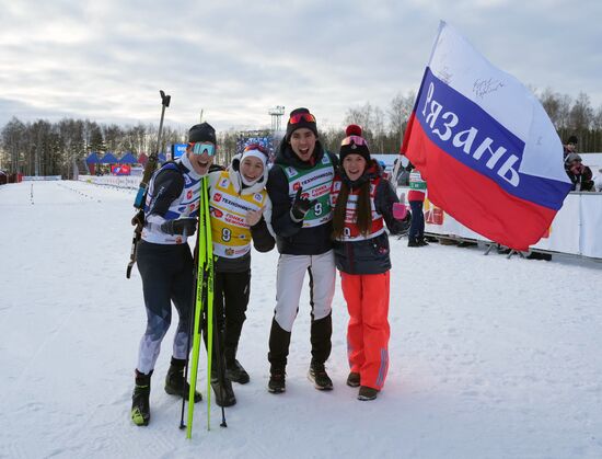 Russia Skiing Champions Race