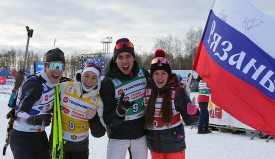 Russia Skiing Champions Race