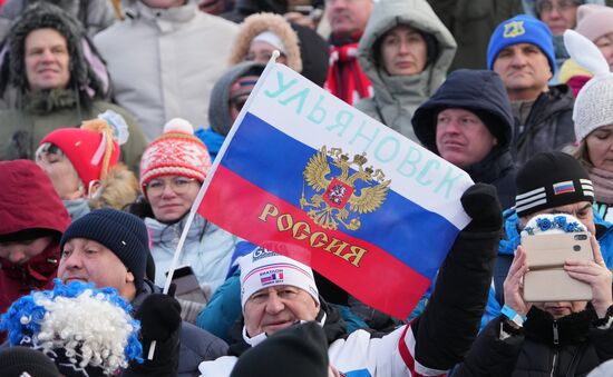 Russia Skiing Champions Race