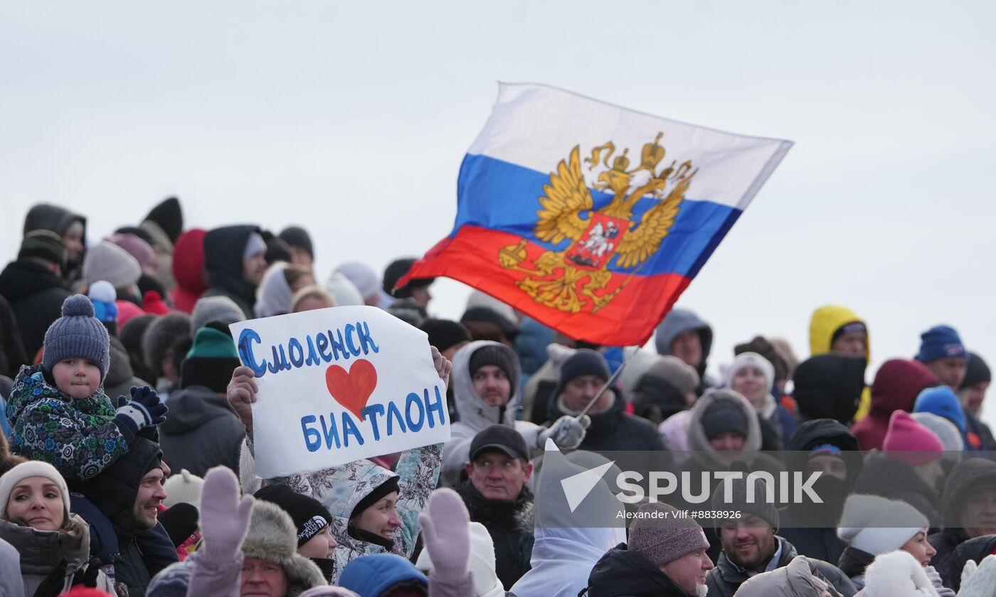 Russia Skiing Champions Race