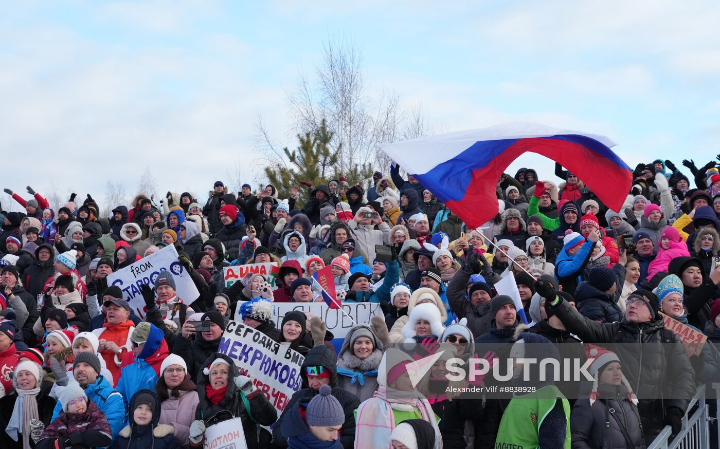 Russia Skiing Champions Race