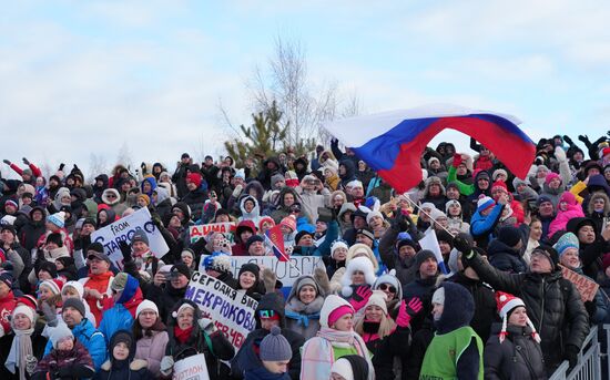 Russia Skiing Champions Race