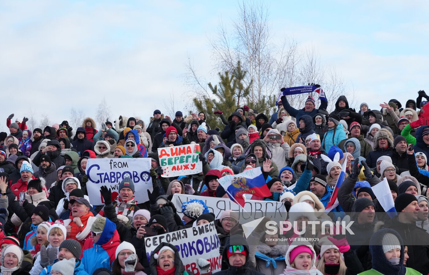 Russia Skiing Champions Race