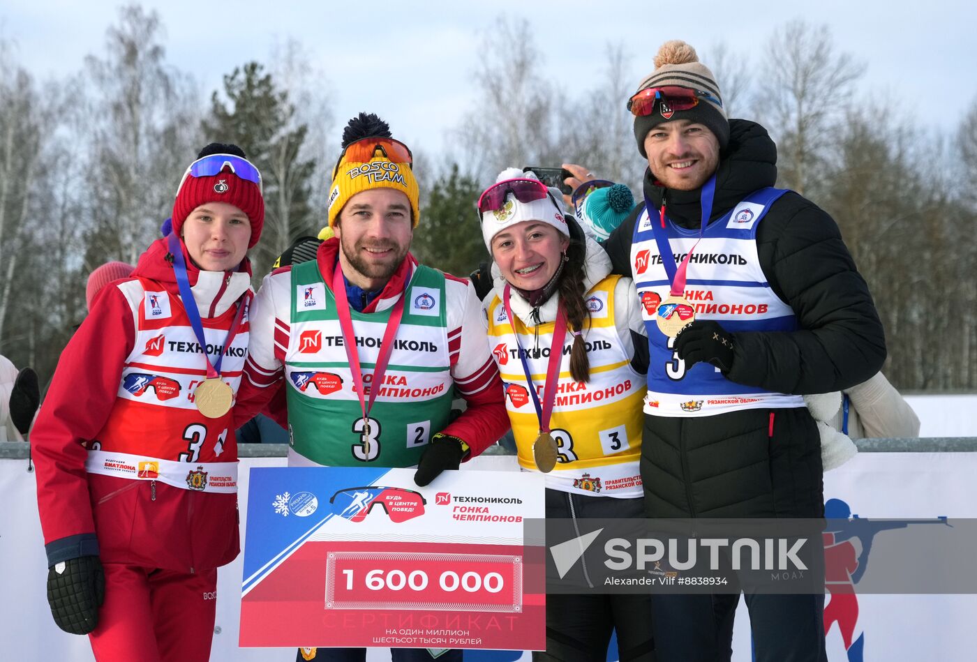 Russia Skiing Champions Race